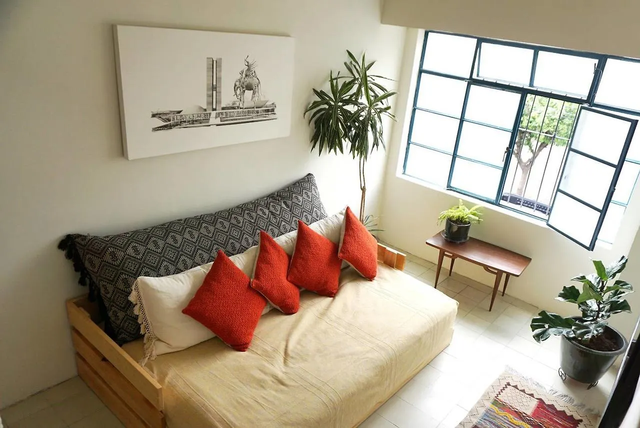 Daire Beautiful Studio 2 At Villa Calavera Casa Morelos Guadalajara